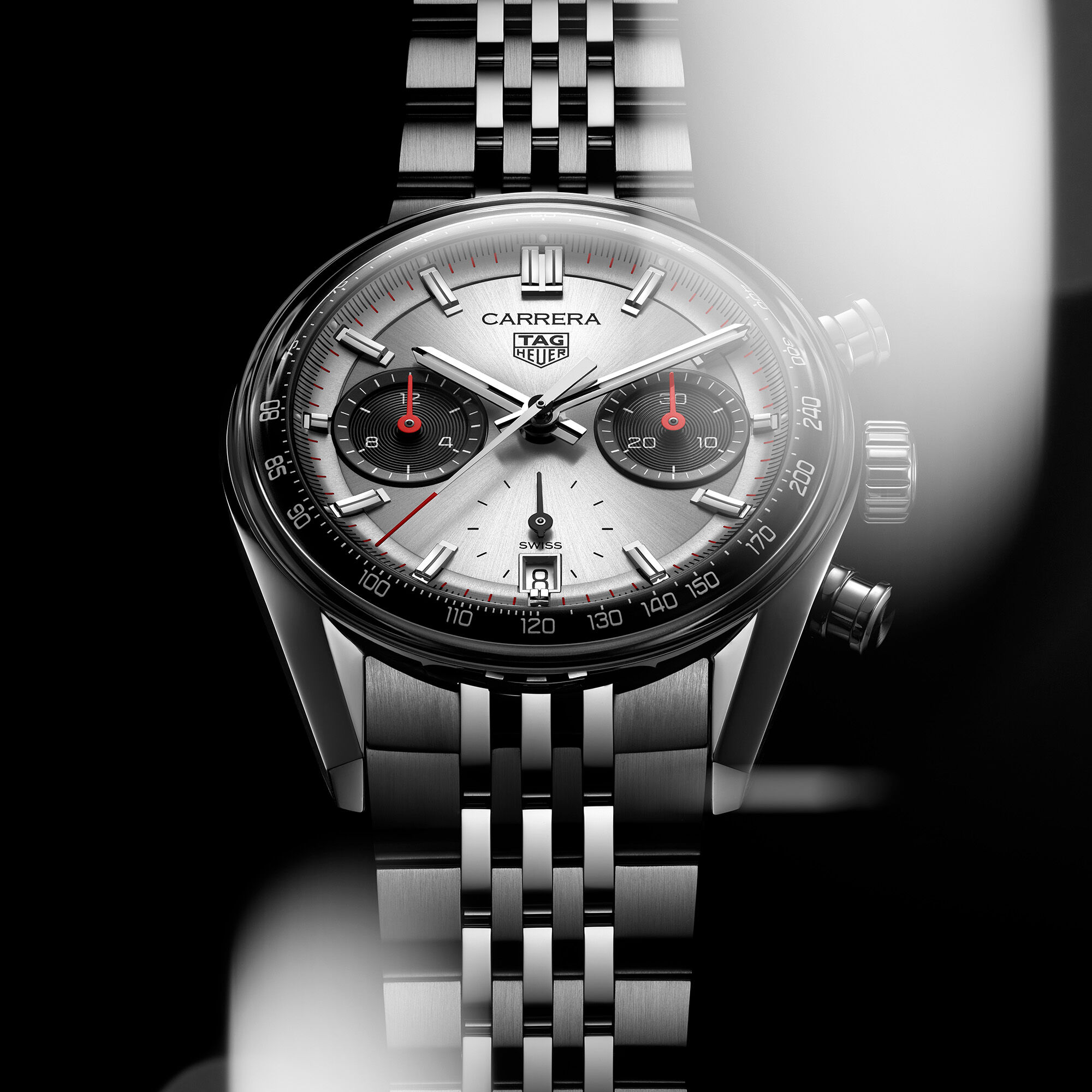 TAG Heuer Carrera Automatic クロノグラフ TAG Heuer Carrera Automatic Chronograph 39 mm Stainless Steel